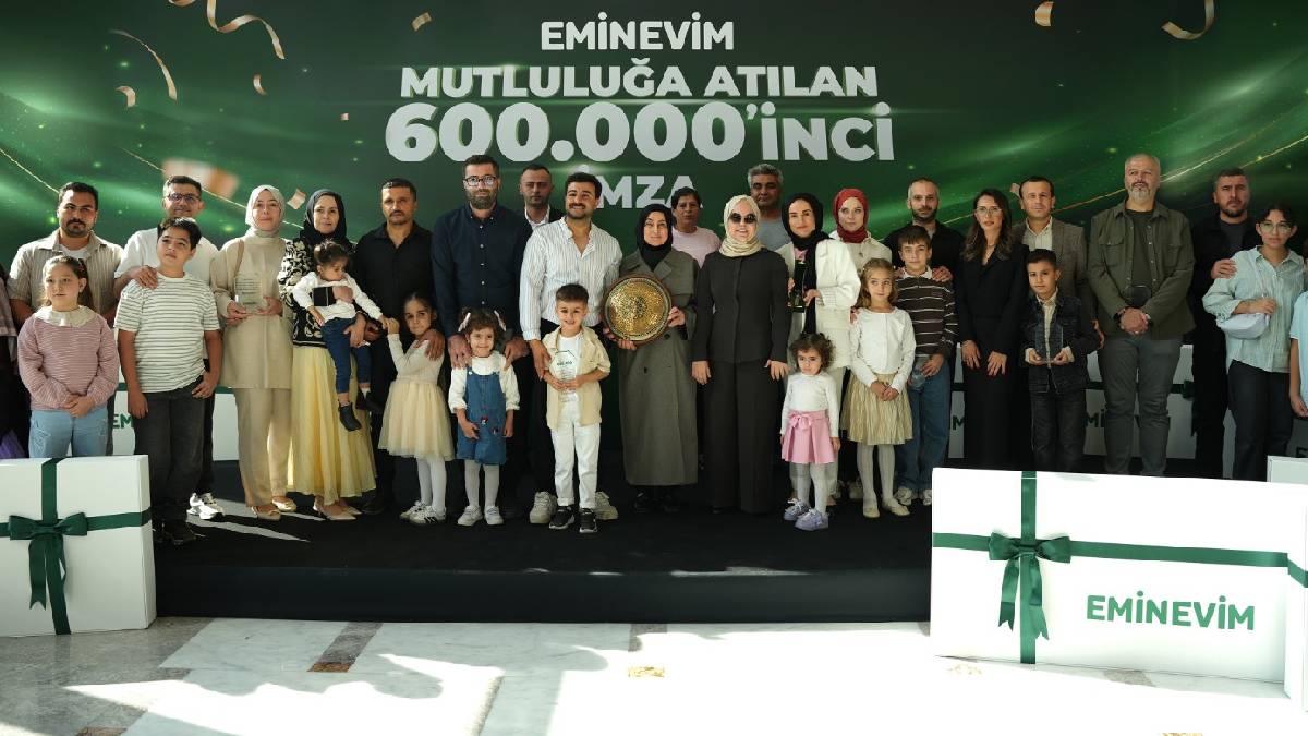 Eminevim’den 600 bininci teslimatla tarihi rekor