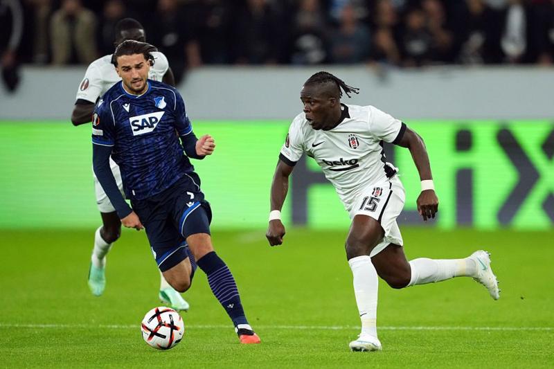 Beşiktaş, UEFA Avrupa Ligi'nde Hoffenheim'ı 3-2 yendi